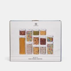 Smith & Nobel Food Storage Canister Set Of 12