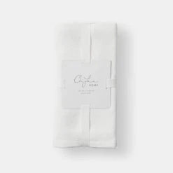 Chyka Home 4 Pack Oversized Napkin 60 X 60 Cm White