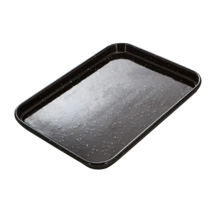 MasterPro Professional Vitreous Enamel Baking Tray 23 X 16.5 X 1.5 Cm