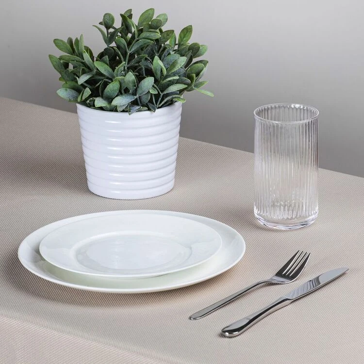 Dine By Ladelle Gourmet Tablecloth Natural 150 X 300 Cm - Image 2