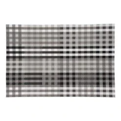 Maxwell & Williams Table Accents Placemat 45 X 30 Cm White Grey Check