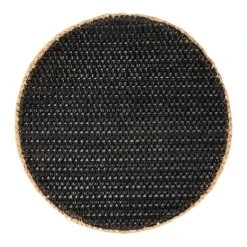 Maxwell & Williams Table Accents Placemat 38 Cm Round Black Natural