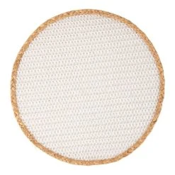 Maxwell & Williams Table Accents Placemat 38 Cm Round White Natural