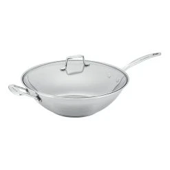 SCANPAN Impact Stainless Steel Covered Wok 32cm