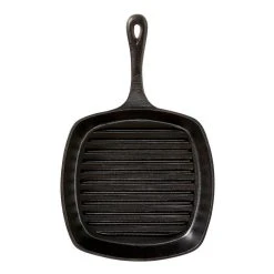Smith & Nobel Raw Cast Iron Square Grill 26cm