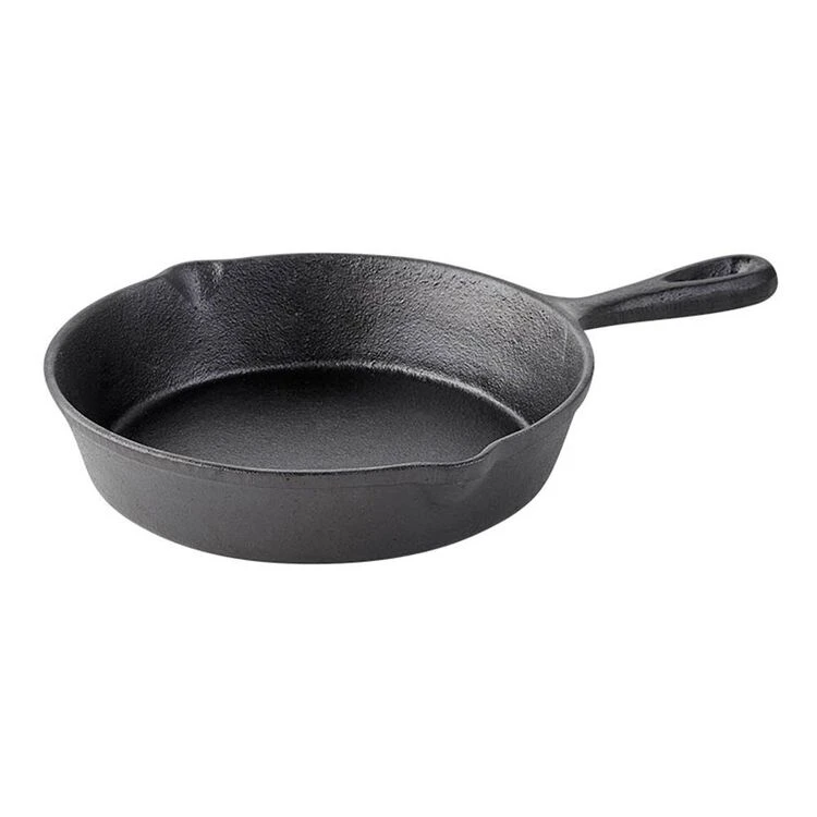 Smith & Nobel Raw Cast Iron Round Skillet 20cm - Image 2