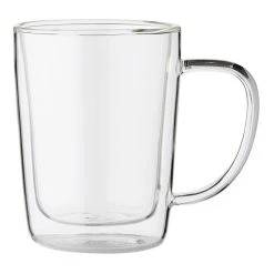 Tramontina 2-Piece Double Wall Coffee/Tea Glass Sets 250ml