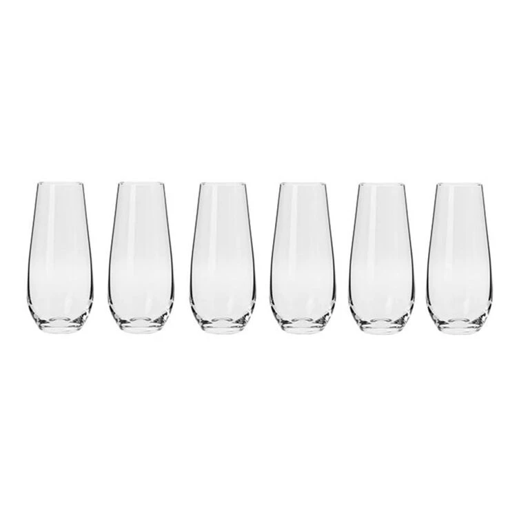 Krosno Harmony 6-Piece Stemless Flute Set