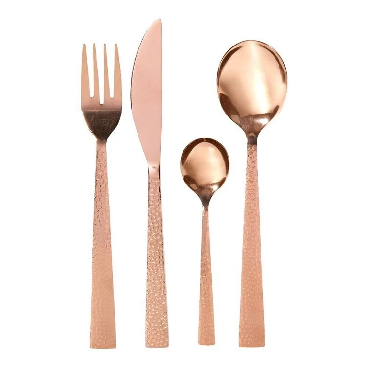 Smith & Nobel Morocco 24-Piece Cutlery Set Copper - Image 2