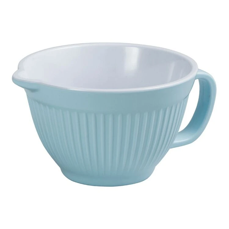 Avanti Ribbed Melamine Mixing Bowl Jug 16cm/1L Blue