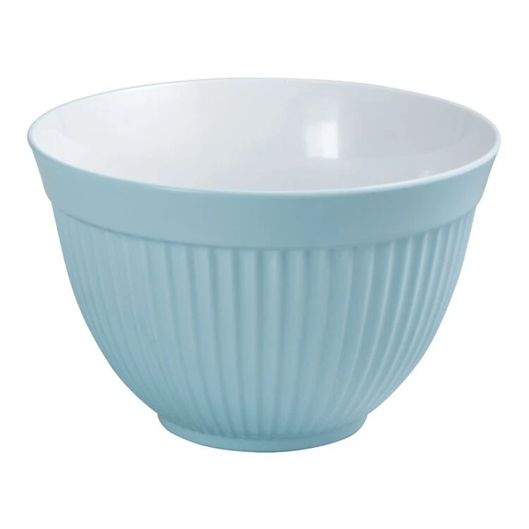 Avanti Ribbed Melamine Mixing Bowl 23cm/3L Blue