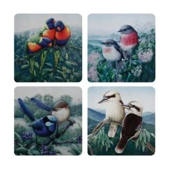 Maxwell & Williams Anny 4-Piece Cork Back Coaster