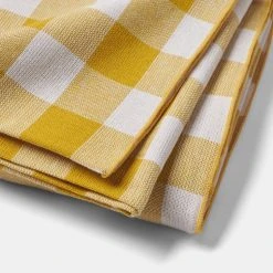 Chyka Home Chyka Gingham Tablecloth 180x320cm Mustard