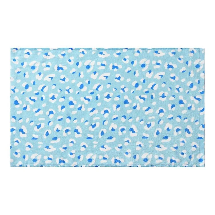 Smith & Nobel Terry Tea Towel 70x40cm Spot Print Blue