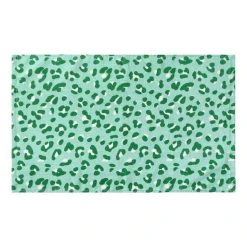 Smith & Nobel Terry Tea Towel 70x40cm Spot Print Green