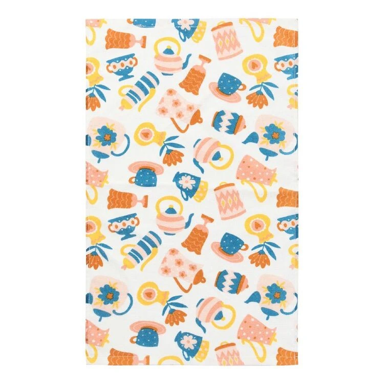 Smith & Nobel Terry Tea Towel 70x40cm High Tea Vintage