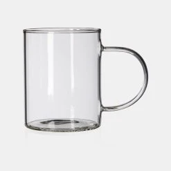 Coffee Culture Ivy Glass Coffee/Tea Mug 420mL 4 Pack