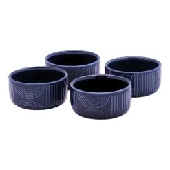 Maxwell & Williams Arc Ramekins Set Of 4 Indigo Blue Gift Boxed Medium