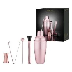 Tempa Aurora 5 Piece Blush Cocktail Set
